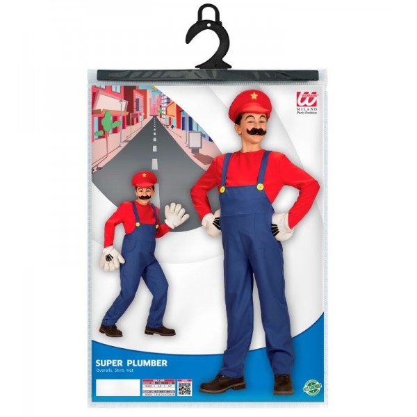 Παιδική στολή Υδραυλικός Mario 08706 Αποκριάτικα 