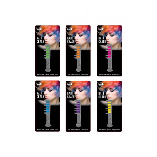 Αποκριάτικο χρώμα μαλλιών κιμωλία Halloween 4362 Αποκριάτικα 