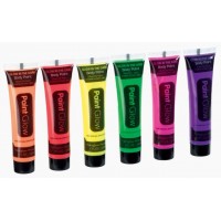 Αποκριάτικο χρώμα προσώπου φωσφορούχο fluo neon σε σωληνάριο 80802 Αποκριάτικα 