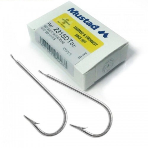Παραγαδίσια Άγκιστρα mustad 2315ΤD nikel 100τεμ 052289 Καλοκαιρινά