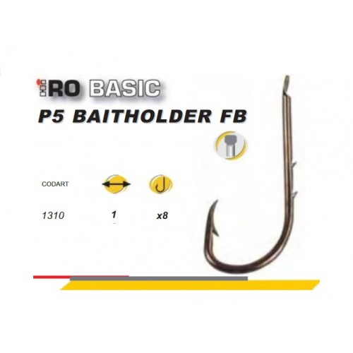 Άγκιστρα Basic P5 BaitHolder FB Hiro 13100 Καλοκαιρινά