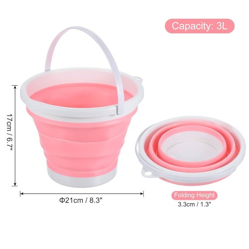 Κουβαδάκι πτυσσόμενο ροζ 37897 Καλοκαιρινά