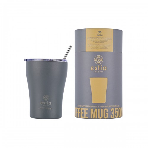ΘΕΡΜΟΣ ESTIA COFFEE MUG SAVE THE AEGEAN 350ml FJORD GREY 01-12441 Καλοκαιρινά