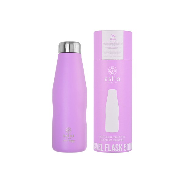 ΘΕΡΜΟΣ ESTIA TRAVEL FLASK SAVE THE AEGEAN 500ml LAVENDER PURPLE 01-7805 Καλοκαιρινά ΘΕΡΜΟΣ ESTIA TRAVEL FLASK SAVE THE AEGEAN 500ml LAVENDER PURPLE 01-7805 Καλοκαιρινά
