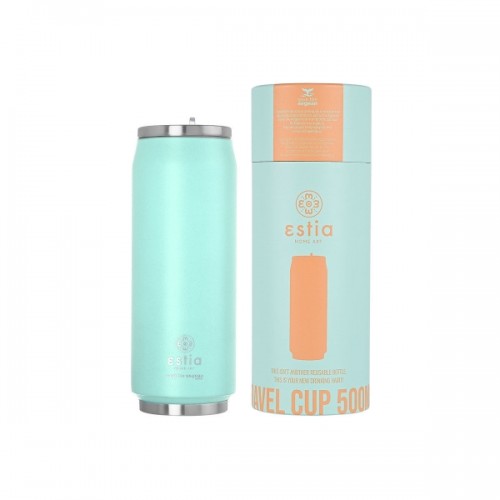 ΘΕΡΜΟΣ ESTIA TRAVEL CUP SAVE THE AEGEAN 500ml BERMUDA GREEN 01-9786 Καλοκαιρινά