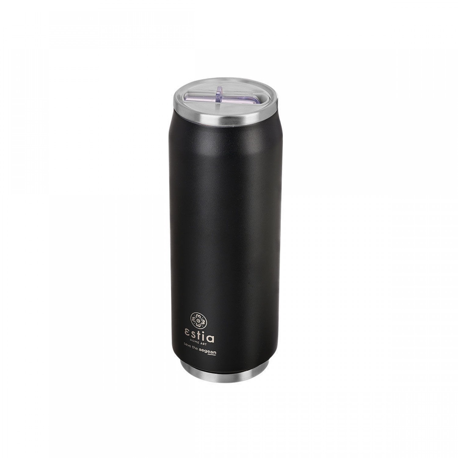 ΘΕΡΜΟΣ ESTIA TRAVEL CUP SAVE THE AEGEAN 500ml MIDNIGHT BLACK 01-7843 Καλοκαιρινά