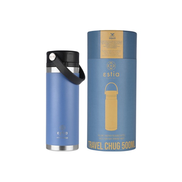 ΘΕΡΜΟΣ TRAVEL CHUG SAVE THE AEGEAN 500ml DENIM BLUE 01-17774 Καλοκαιρινά ΘΕΡΜΟΣ TRAVEL CHUG SAVE THE AEGEAN 500ml DENIM BLUE 01-17774 Καλοκαιρινά