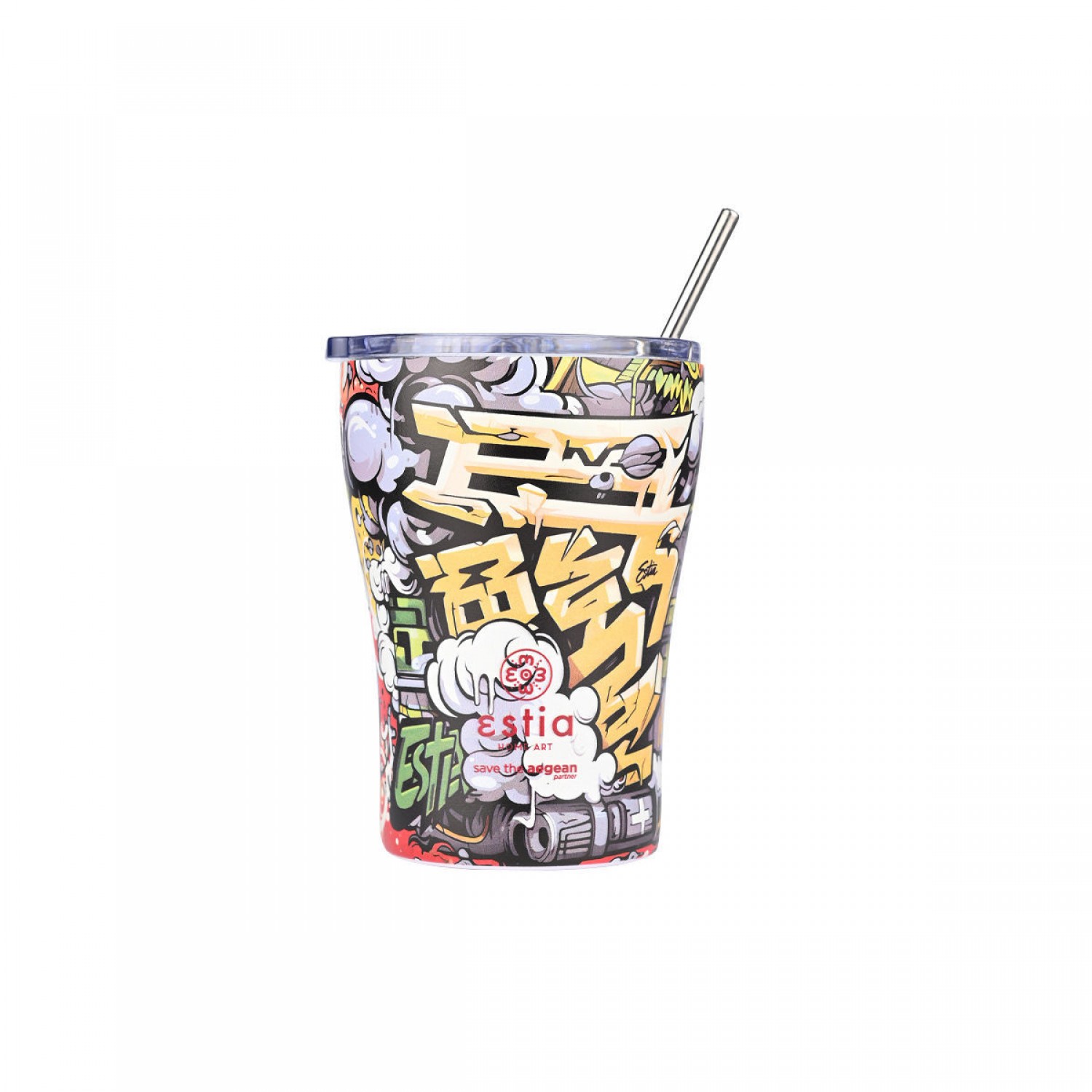 ΘΕΡΜΟΣ ESTIA COFFEE MUG SAVE THE AEGEAN 350ml GRAFFITI RHYTHM 01-22914 Καλοκαιρινά ΘΕΡΜΟΣ ESTIA COFFEE MUG SAVE THE AEGEAN 350ml GRAFFITI RHYTHM 01-22914 Καλοκαιρινά