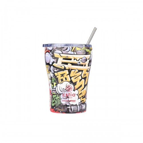 ΘΕΡΜΟΣ ESTIA COFFEE MUG SAVE THE AEGEAN 350ml GRAFFITI RHYTHM 01-22914 Καλοκαιρινά
