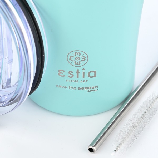 ΘΕΡΜΟΣ ESTIA COFFEE MUG SAVE THE AEGEAN 500ml BERMUDA GREEN 01-23171 Καλοκαιρινά ΘΕΡΜΟΣ ESTIA COFFEE MUG SAVE THE AEGEAN 500ml BERMUDA GREEN 01-23171 Καλοκαιρινά