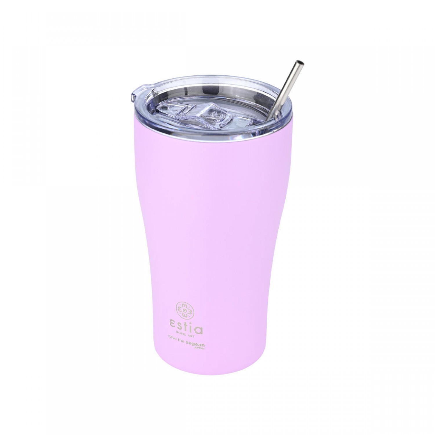 ΘΕΡΜΟΣ ESTIA COFFEE MUG SAVE THE AEGEAN 500ml LAVENDER PURPLE 01-23195 Καλοκαιρινά
