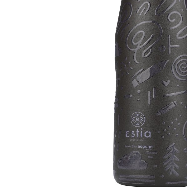 ΘΕΡΜΟΣ ESTIA TRAVEL FLASK SAVE THE AEGEAN 500ml NOIR ECHO 01-22044 Καλοκαιρινά ΘΕΡΜΟΣ ESTIA TRAVEL FLASK SAVE THE AEGEAN 500ml NOIR ECHO 01-22044 Καλοκαιρινά