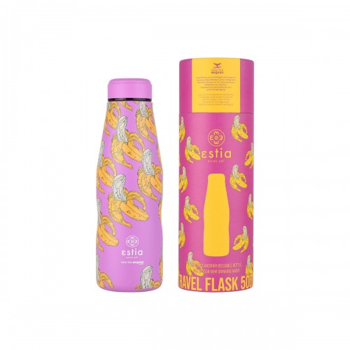 ΘΕΡΜΟΣ ESTIA TRAVEL FLASK SAVE THE AEGEAN 500ml BANANA SWIRL 01-22235 Καλοκαιρινά