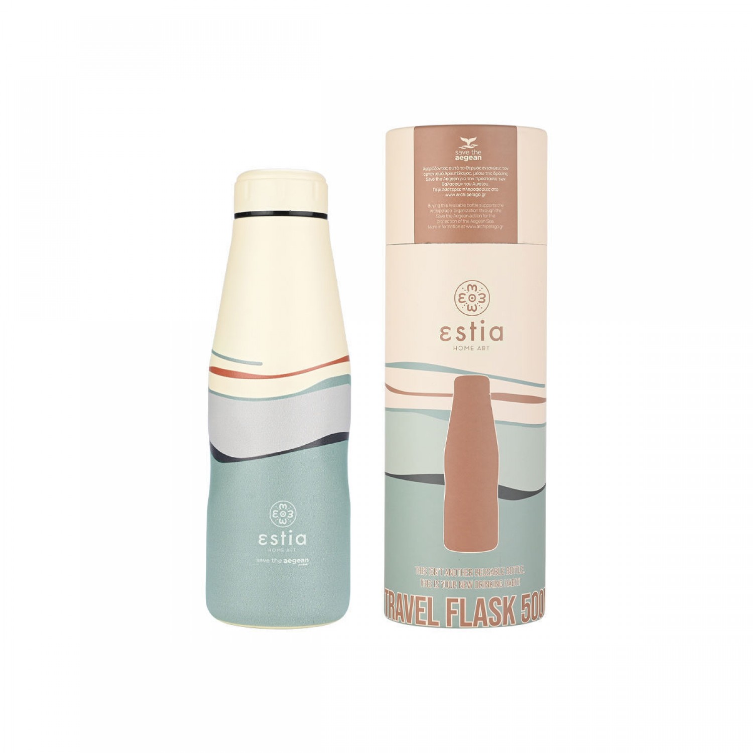ΘΕΡΜΟΣ ESTIA TRAVEL FLASK SAVE THE AEGEAN 500ml ECOZEN HORIZON 01-22204 Καλοκαιρινά ΘΕΡΜΟΣ ESTIA TRAVEL FLASK SAVE THE AEGEAN 500ml ECOZEN HORIZON 01-22204 Καλοκαιρινά