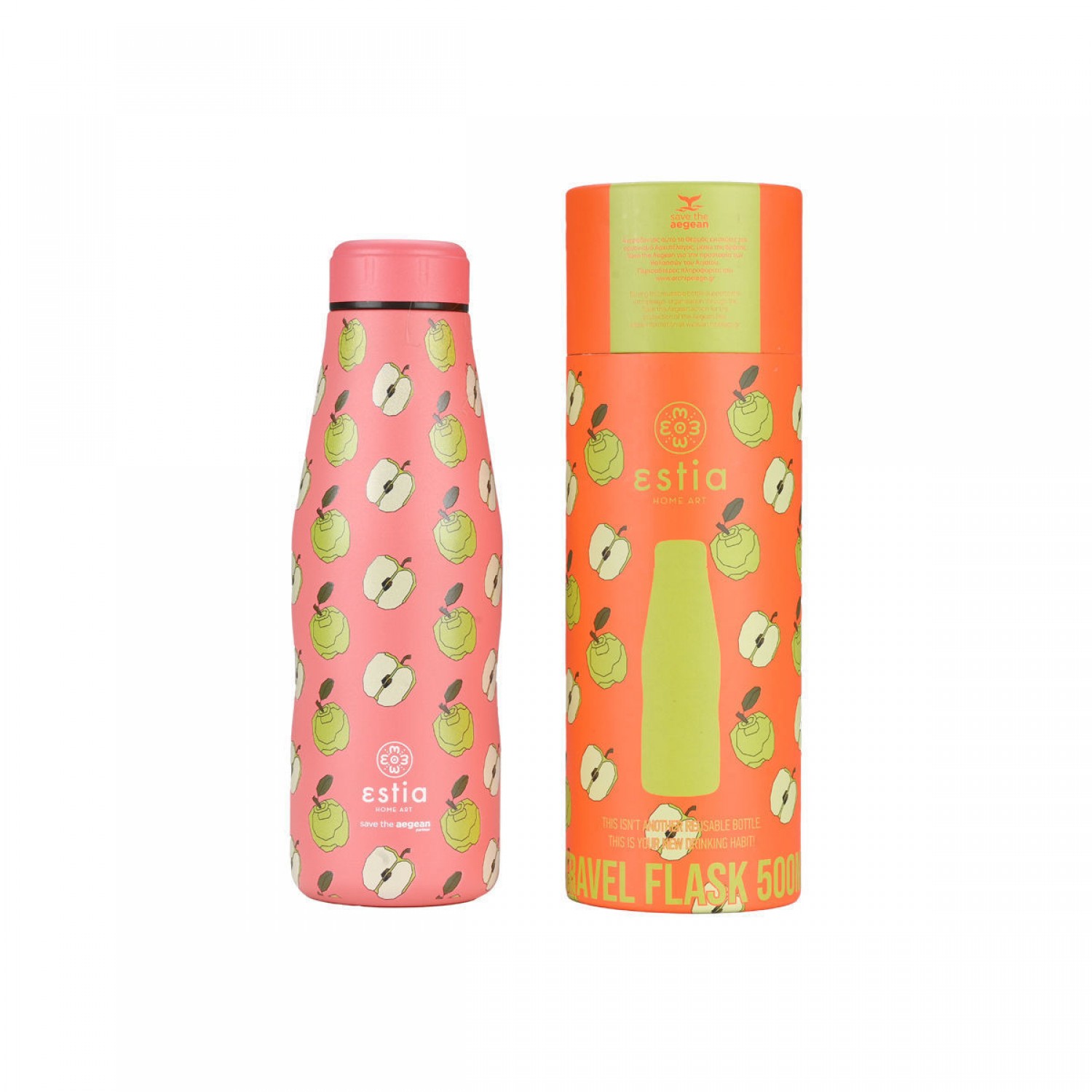 ΘΕΡΜΟΣ ESTIA TRAVEL FLASK SAVE THE AEGEAN 500ml APPLE ODYSSEY 01-22129 Καλοκαιρινά ΘΕΡΜΟΣ ESTIA TRAVEL FLASK SAVE THE AEGEAN 500ml APPLE ODYSSEY 01-22129 Καλοκαιρινά