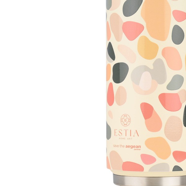 ΘΕΡΜΟΣ ESTIA TRAVEL CUP SAVE THE AEGEAN 500ml HUE PEBBLES 01-31220 Καλοκαιρινά