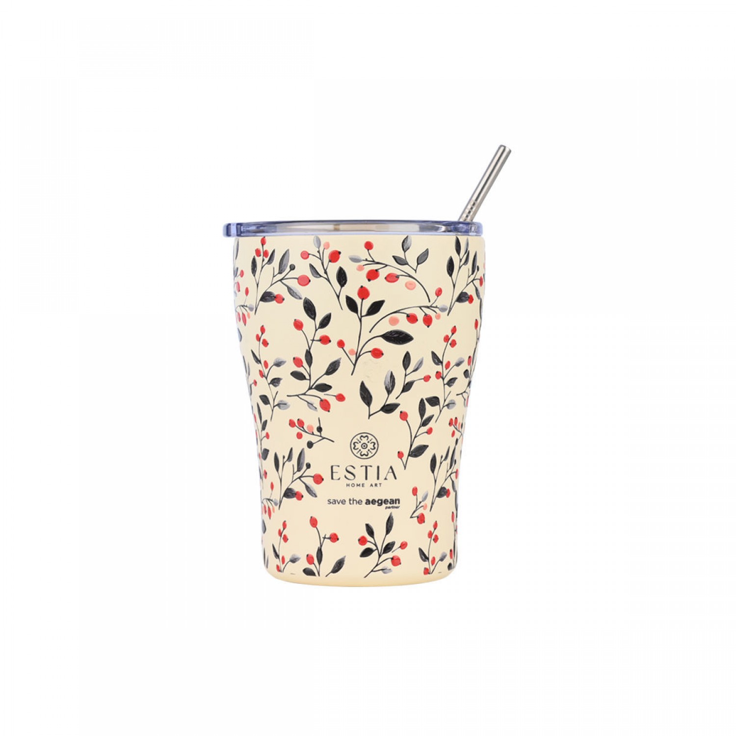 ΘΕΡΜΟΣ ESTIA COFFEE MUG SAVE THE AEGEAN 350ml BLOOM BEIGE 01-31701 Καλοκαιρινά ΘΕΡΜΟΣ ESTIA COFFEE MUG SAVE THE AEGEAN 350ml BLOOM BEIGE 01-31701 Καλοκαιρινά