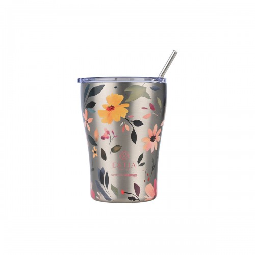 ΘΕΡΜΟΣ ESTIA COFFEE MUG SAVE THE AEGEAN 350ml SILVER BOTANIC 01-31787 Καλοκαιρινά
