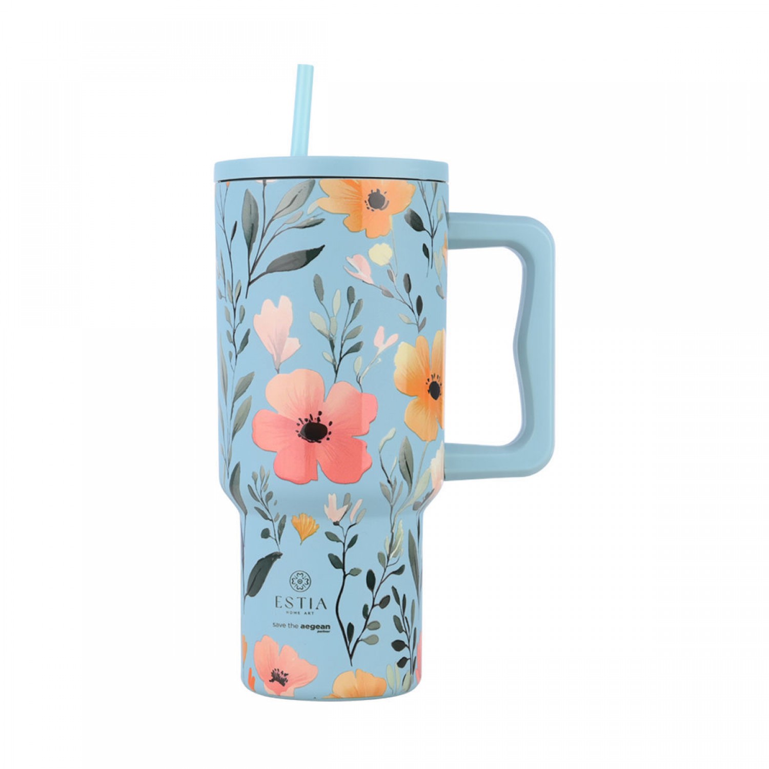 ΘΕΡΜΟΣ STRAW TUMBLER XL SAVE THE AEGEAN 900ml SKY GARDEN 01-32036 Καλοκαιρινά ΘΕΡΜΟΣ STRAW TUMBLER XL SAVE THE AEGEAN 900ml SKY GARDEN 01-32036 Καλοκαιρινά