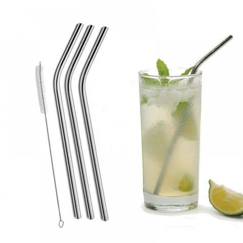 Καλαμάκια πολλαπλών χρήσεων ανοξείδωτα WinnerEco 26200 Καλοκαιρινά