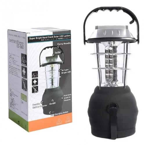 Επαναφορτιζόμενο Φωτιστικό εξοχής Φανάρι Κάμπινγκ 36LED 60387