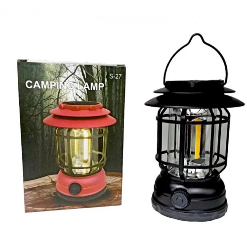 Επαναφορτιζόμενο Φωτιστικό εξοχής Φανάρι Κάμπινγκ LED 58831 Καλοκαιρινά
