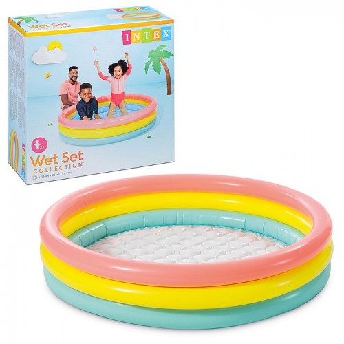Πισίνα Sunset glow Small 114x25 INTEX pastel 57412NP Είδη παραλίας/Θαλάσσης