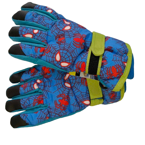Γάντια παιδικά σκι άνθρωπος αράχνη σιέλ 20031 Χειμωνιάτικα