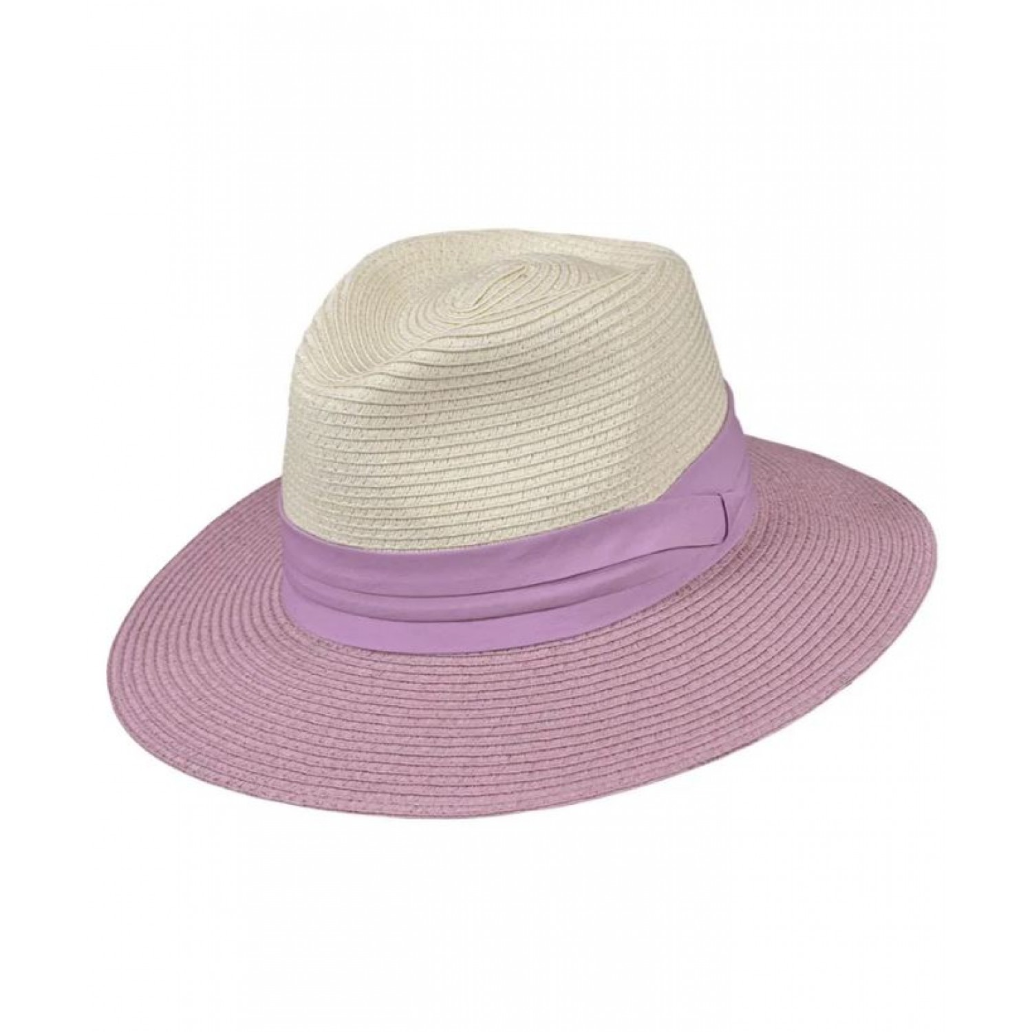 Καπέλο fedora με κορδέλα ροζ 56 63460 Καλοκαιρινά