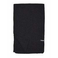 Κασκόλ unisex πλεκτό μαύρο 18801 Χειμωνιάτικα