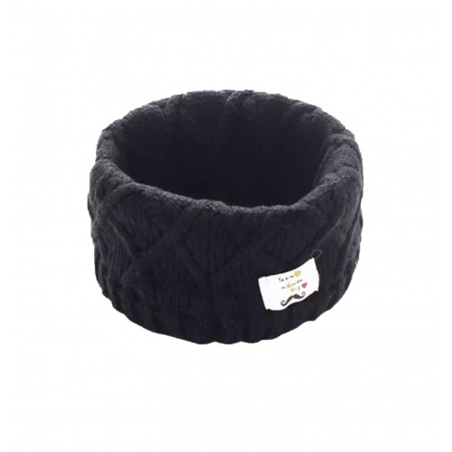 Λαιμός παιδικός πλεκτός unisex μαύρος 44320-2 Χειμωνιάτικα