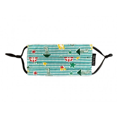 Υφασμάτινη μάσκα παιδική Neverland πολλαπλών χρήσεων με ρυθμιζόμενο λάστιχο 00088 Χειμωνιάτικα