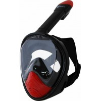 Μάσκα Full Face Junior Blue Wave κόκκινο μαύρο 61061 Καλοκαιρινά