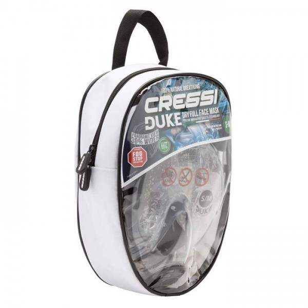 Μάσκα Full Face Cressi Duke Dry Clear-Aquamarine M-L XDT010025 Καλοκαιρινά Μάσκα Full Face Cressi Duke Dry Clear-Aquamarine M-L XDT010025 Καλοκαιρινά