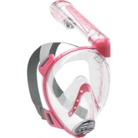 Μάσκα Full Face Cressi Duke Dry Clear-Pink M-L XDT010040 Καλοκαιρινά