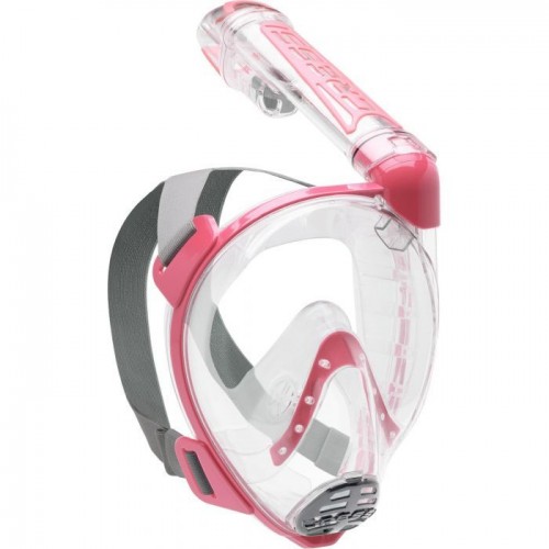Μάσκα Full Face Cressi Duke Dry Clear-Pink M-L XDT010040 Καλοκαιρινά