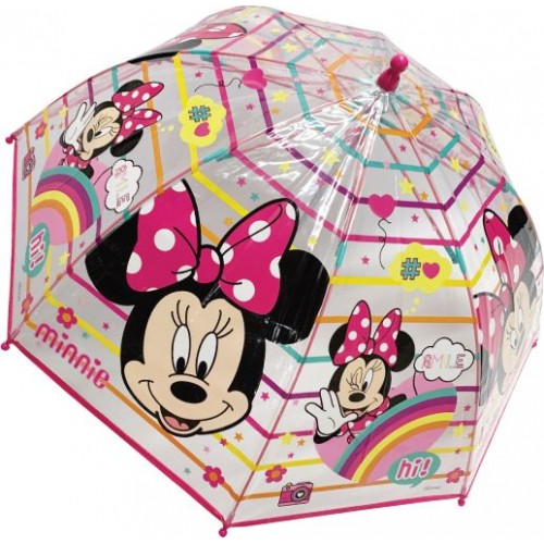 Ομπρέλα βροχής παιδική χειροκίνητη Minnie 36470 Χειμωνιάτικα