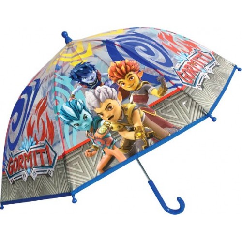 Ομπρέλα βροχής παιδική χειροκίνητη Gormiti 47470 Χειμωνιάτικα
