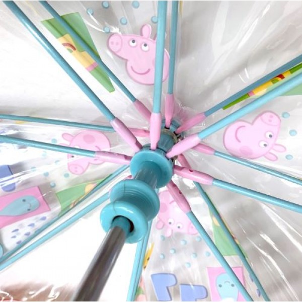 Ομπρέλα βροχής παιδική χειροκίνητη Peppa 47720 Χειμωνιάτικα