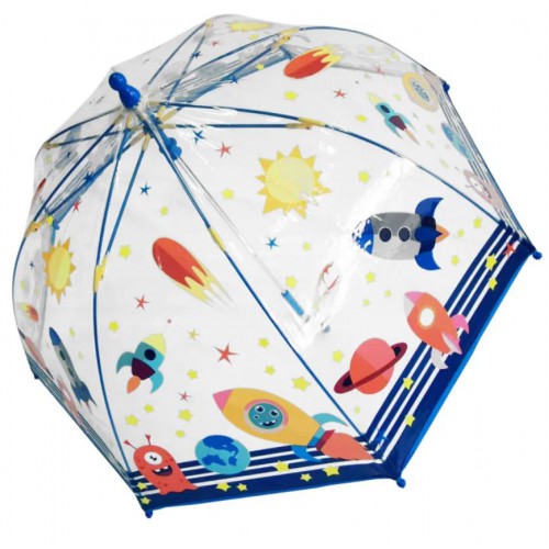 Ομπρέλα βροχής παιδική διάστημα χειροκίνητη 96630 Χειμωνιάτικα