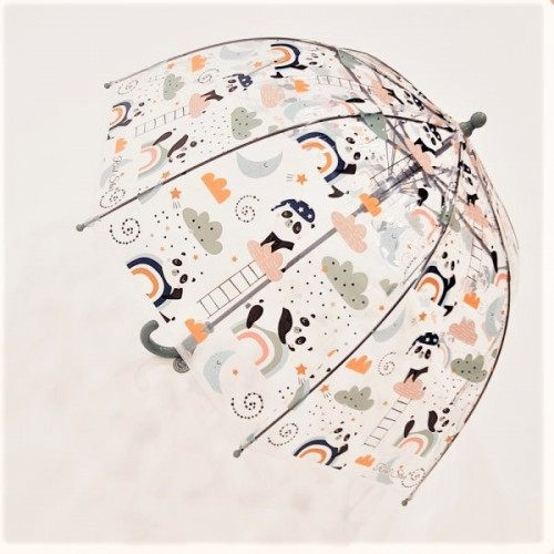 Ομπρέλα βροχής παιδική αυτόματη ουράνιο τόξο 19821 Χειμωνιάτικα