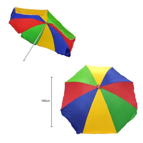 Ομπρέλα θαλάσσης 1,95m μεταλλική 69310 Καλοκαιρινά