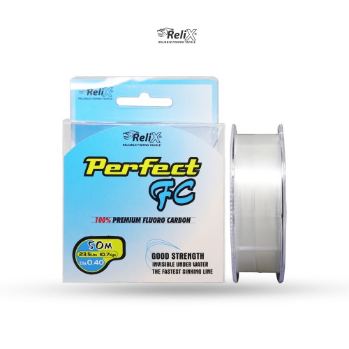 Πετονιά RELIX perfect fluorocarbon 50m 40 mm  Καλοκαιρινά