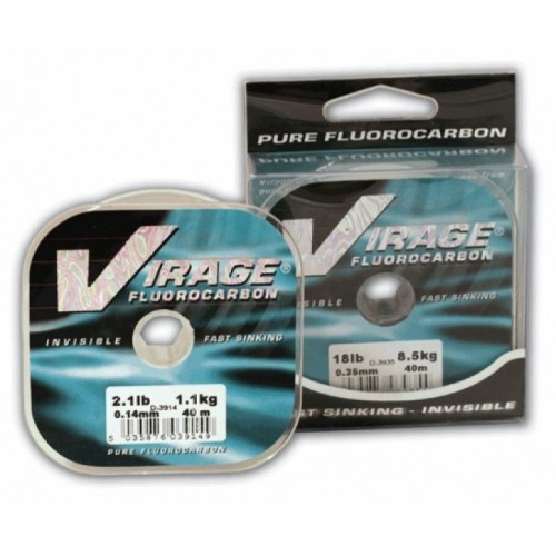 Πετονιά 40mm VIRAGE FLUOROCARBON 40M 039408 Καλοκαιρινά