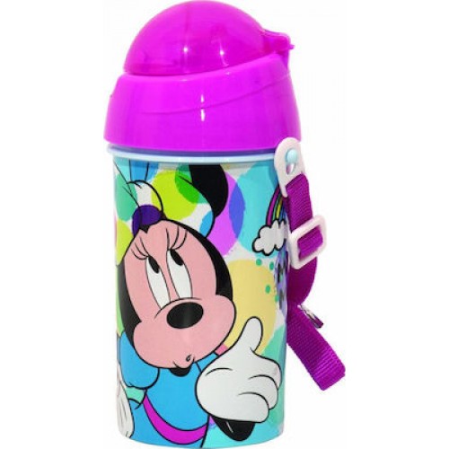 Παγούρι με καλαμάκι Flip Pop Up Minnie 500 ml 25360 Καλοκαιρινά