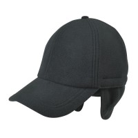 Καπέλο Τζόκεϊ παιδικό fleece μαύρο 11701-2 Χειμωνιάτικα