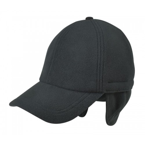 Καπέλο Τζόκεϊ παιδικό fleece μαύρο 11701-2 Χειμωνιάτικα