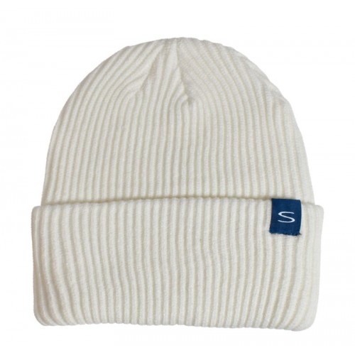 Σκουφάκι γυναικείο πλεκτό λευκό 11290-1 Χειμωνιάτικα