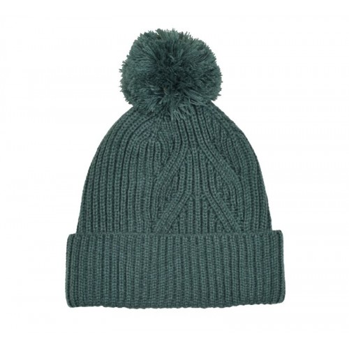 Σκουφάκι γυναικείο πλεκτό πράσινο 11308-3 Χειμωνιάτικα