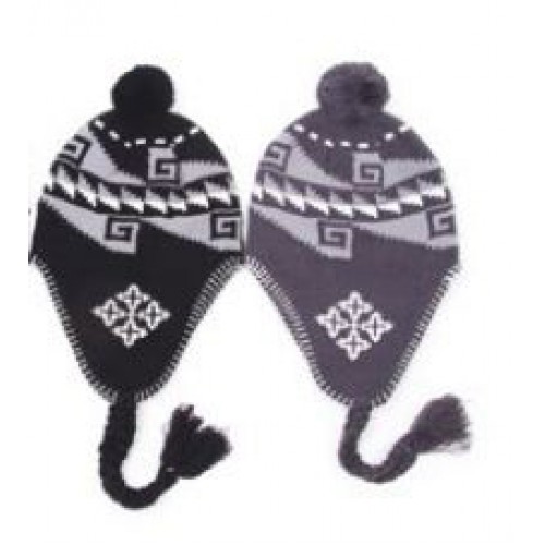 Σκουφάκι unisex περουβιανό ζακάρ 11233 Χειμωνιάτικα